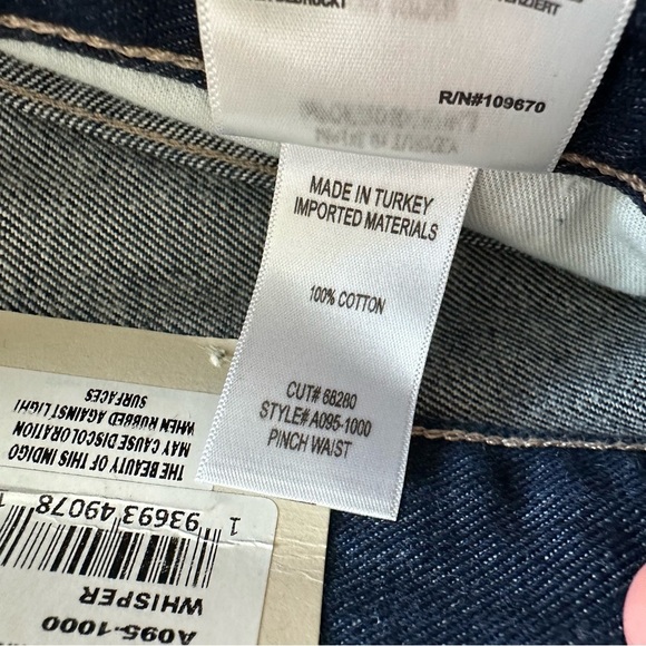 AGOLDE Pinch Waist High Rise Kick Flare Jeans Whisper Size 33 - Picture 5 of 8